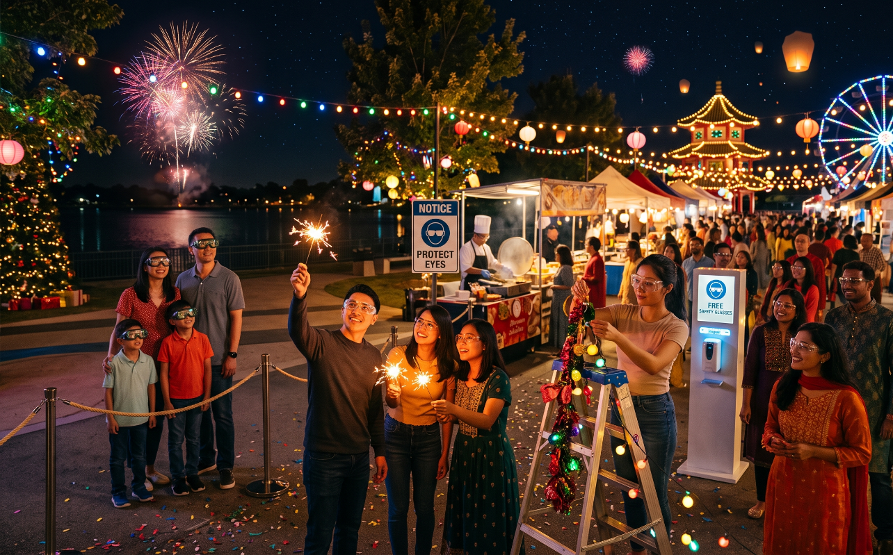 You are currently viewing Eye Safety Tips for Festivals and Holiday Celebration
